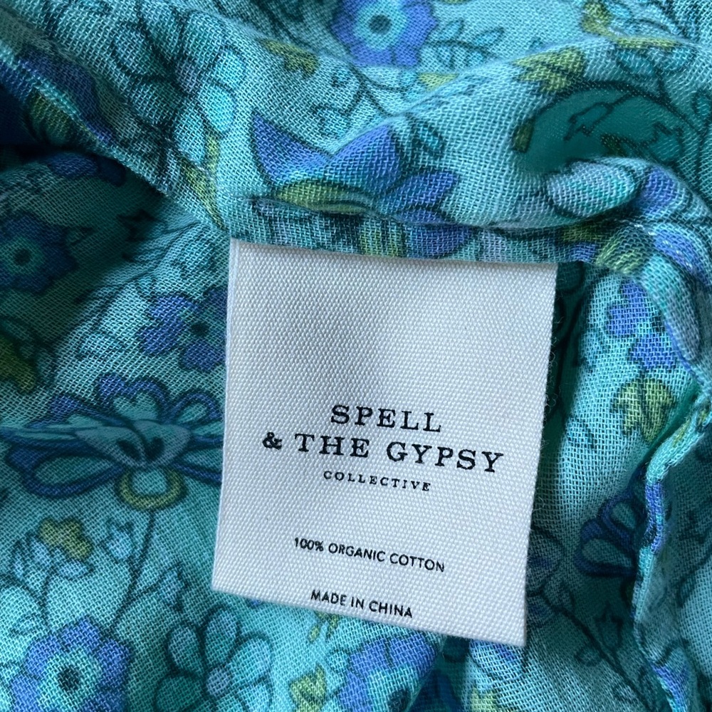 Spell | Sundown Maxi Robe Turquoise | M/L - Picture 15 of 16